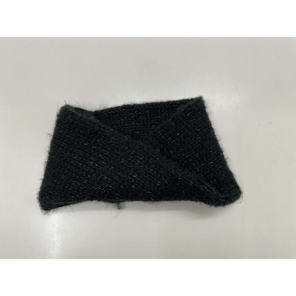 Universal Threads Womens Winter Headband Black Knit Ear Covering Twisted - Picture 2 of 8